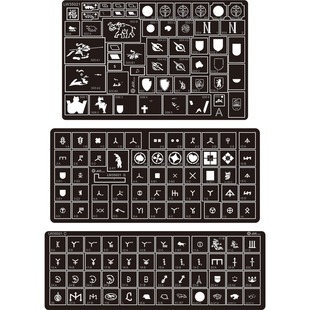 津卫模谷 联合LW35021 1/35德军国防军标识漏喷模板 拼装坦克模型