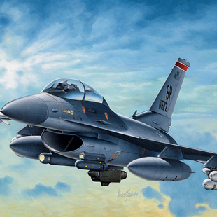 津卫模谷 意大利ITALERI 0188 1/72 F-16 C/D夜鹰 拼装模型战斗机
