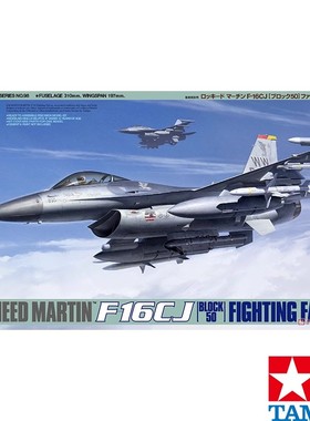 津卫模谷 田宫61098 1/48 美国 F-16CJ 战隼 战斗机 拼装飞机模型