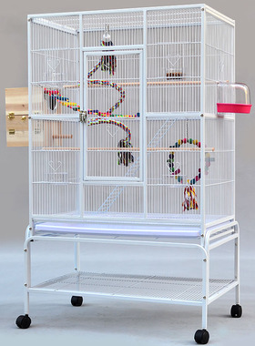 粤迪 大型群鸟笼鹦鹉笼子大号繁殖笼牡丹虎皮玄凤鹩八哥鸟窝 A421