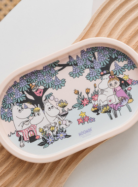 Cola Bebe姆明Moomin托盘餐盘零食盘点心盘耐摔Zicco正版授权