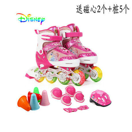 迪士尼disney套装狮普高轮滑鞋
