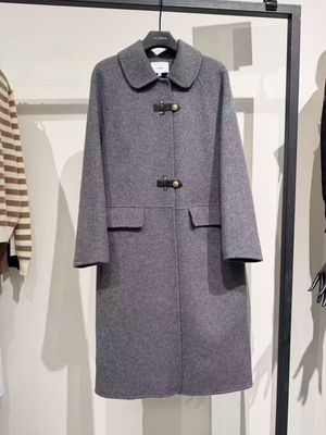 N.Paia恩派雅国内专柜正品代购羊毛蚕丝中长款大衣XNJIW8307AC