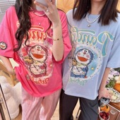 墙裂安利 pandawarks熊猫纸袋家180g纯棉卡通印花短袖 T恤女夏潮