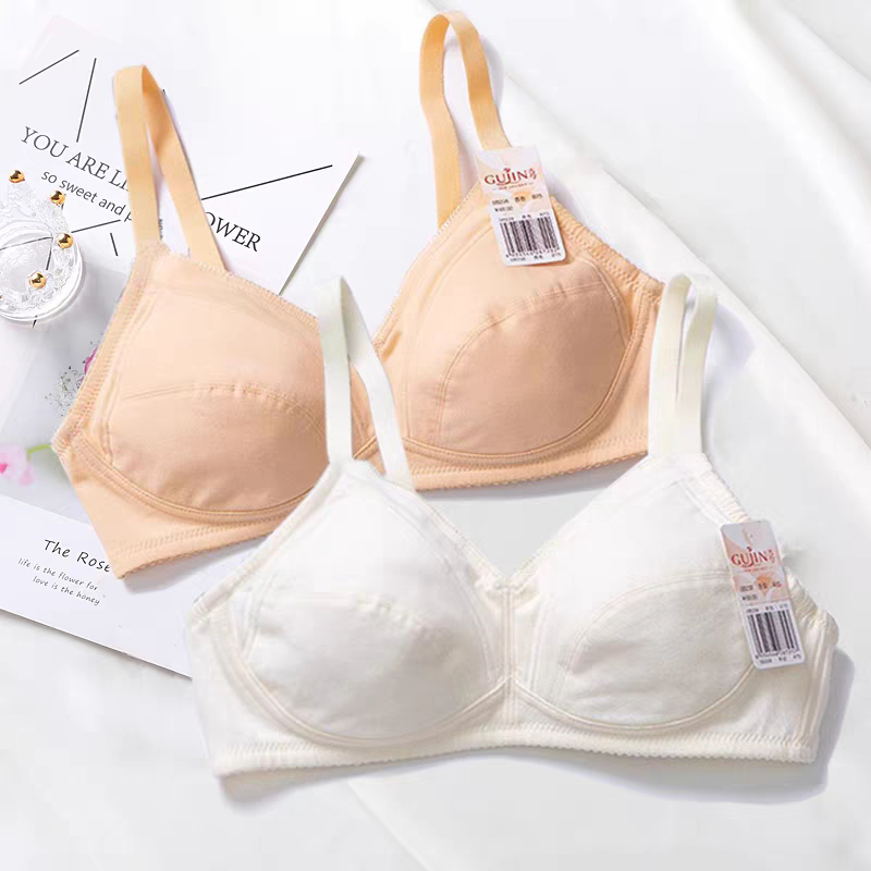 古今全棉布文胸薄款专柜正品无钢圈无海绵舒适运动内衣女纯棉胸罩