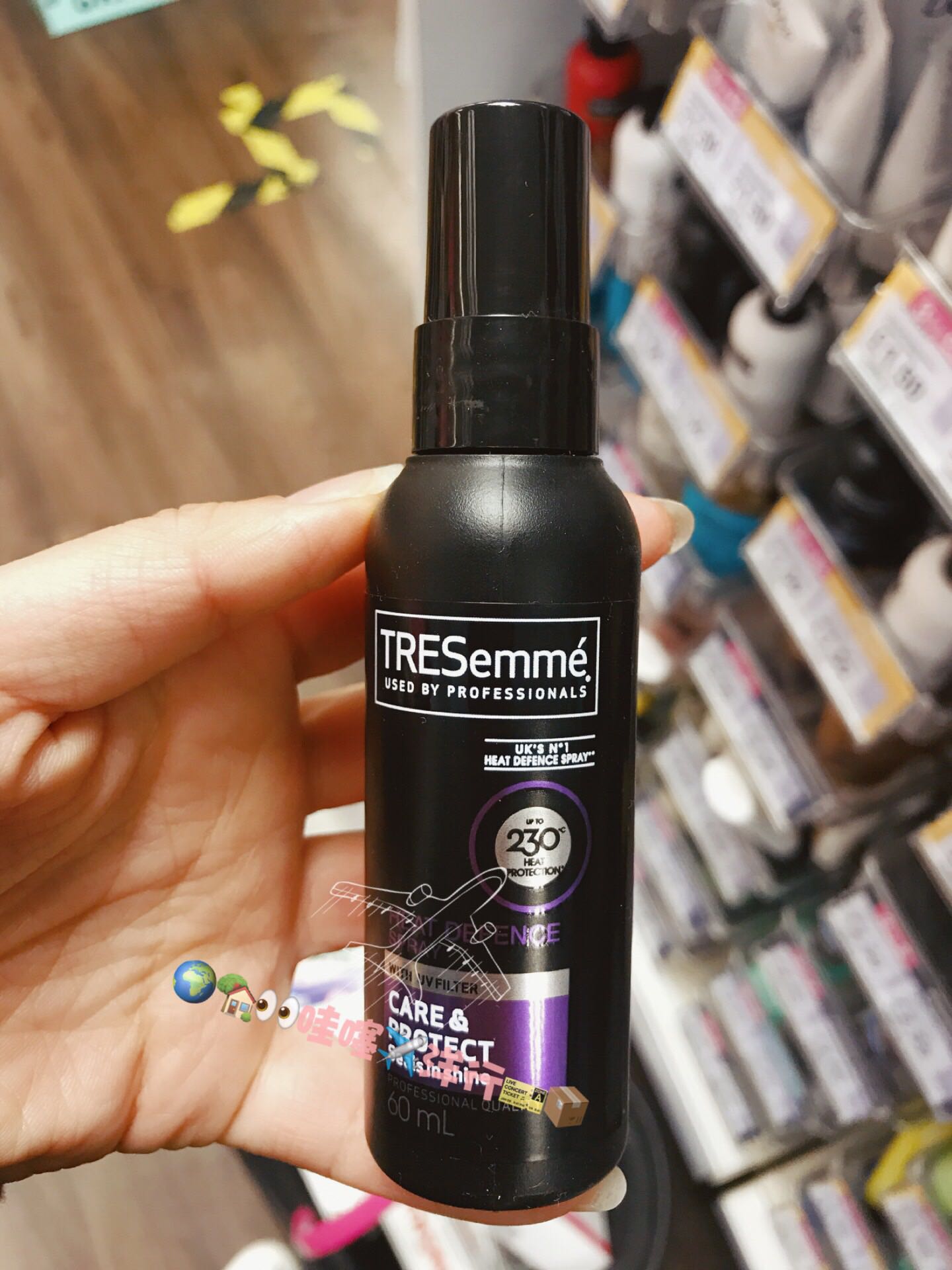 现 包邮Arora小蛮推荐 英国Tresemme防烫喷雾60ml 旅行装