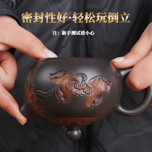 套装 云南建水紫陶茶壶泡茶家用名家全手工西施壶中式 礼盒非紫砂