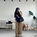 4.5折清仓不退换松紧腰围垂感凉凉裤山本裤大牛家大码女装胖MM