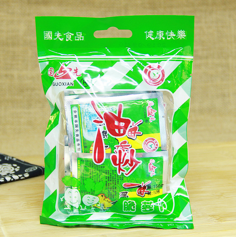 国先油炒脆萝卜150gx10袋咸榨菜下饭菜甜辣脆油炒萝卜干快餐配菜