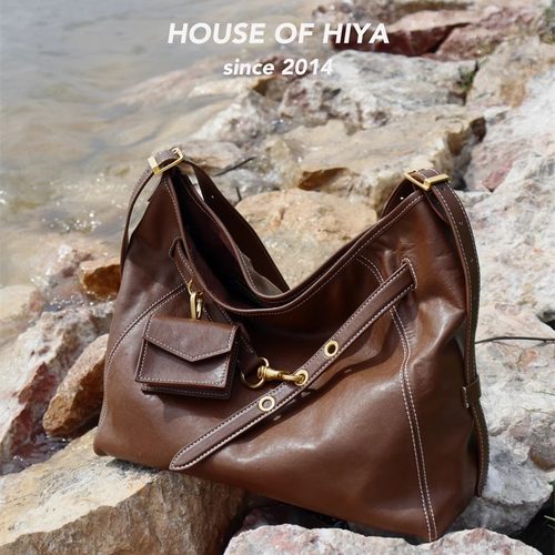 新款头层牛皮通勤大容量托特包