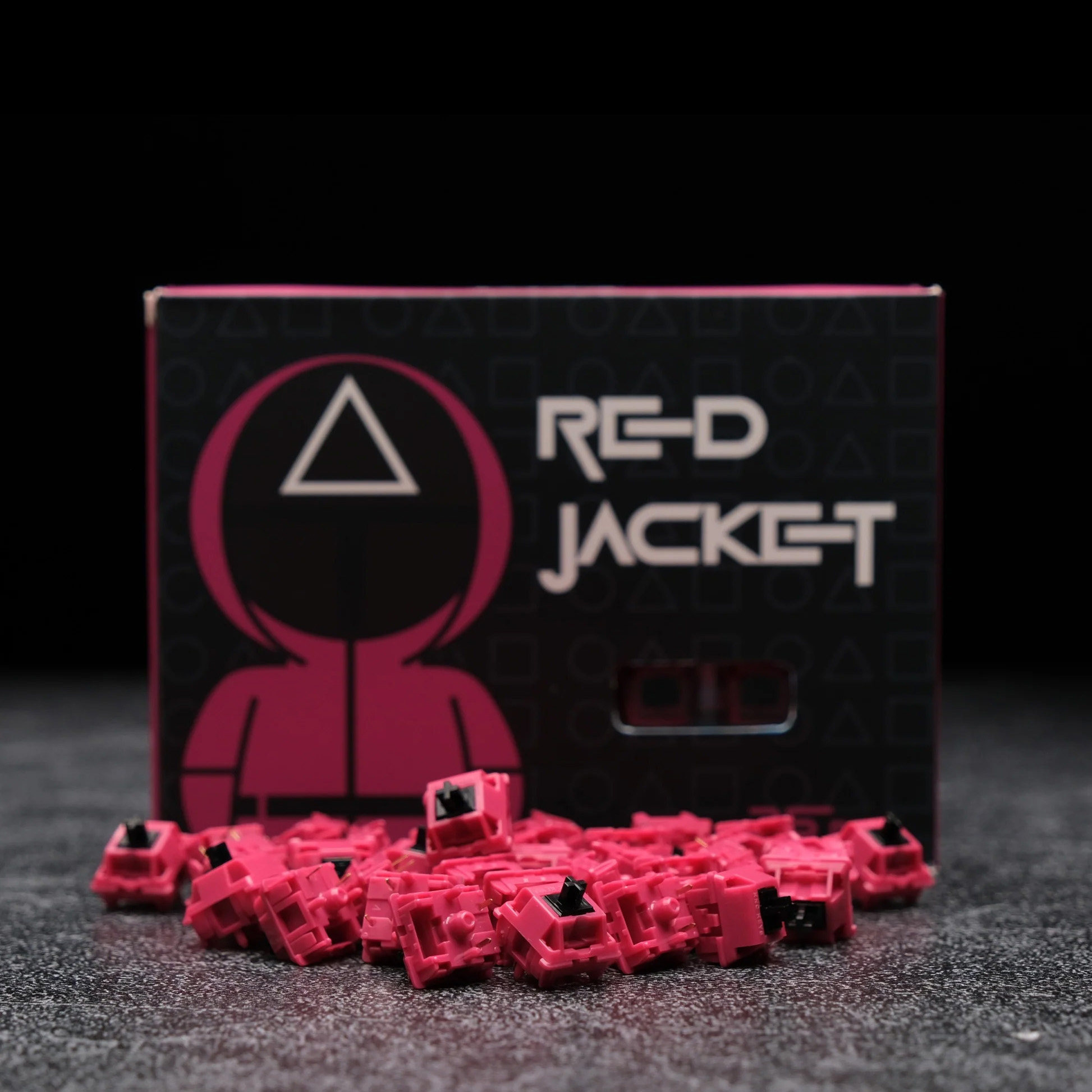 KNC - RED JACKET 2.0 SWITCHES RED JACKET SWITCH V2 CUSTOMIZED LINEAR SWITCH 60G
