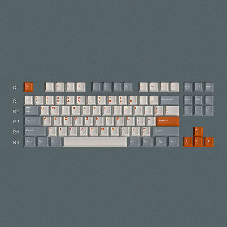 JTK TIANWEN NO.1 맞춤형 기계식 키보드 원래 높은 ABS 2색 및 3색 테마 키캡