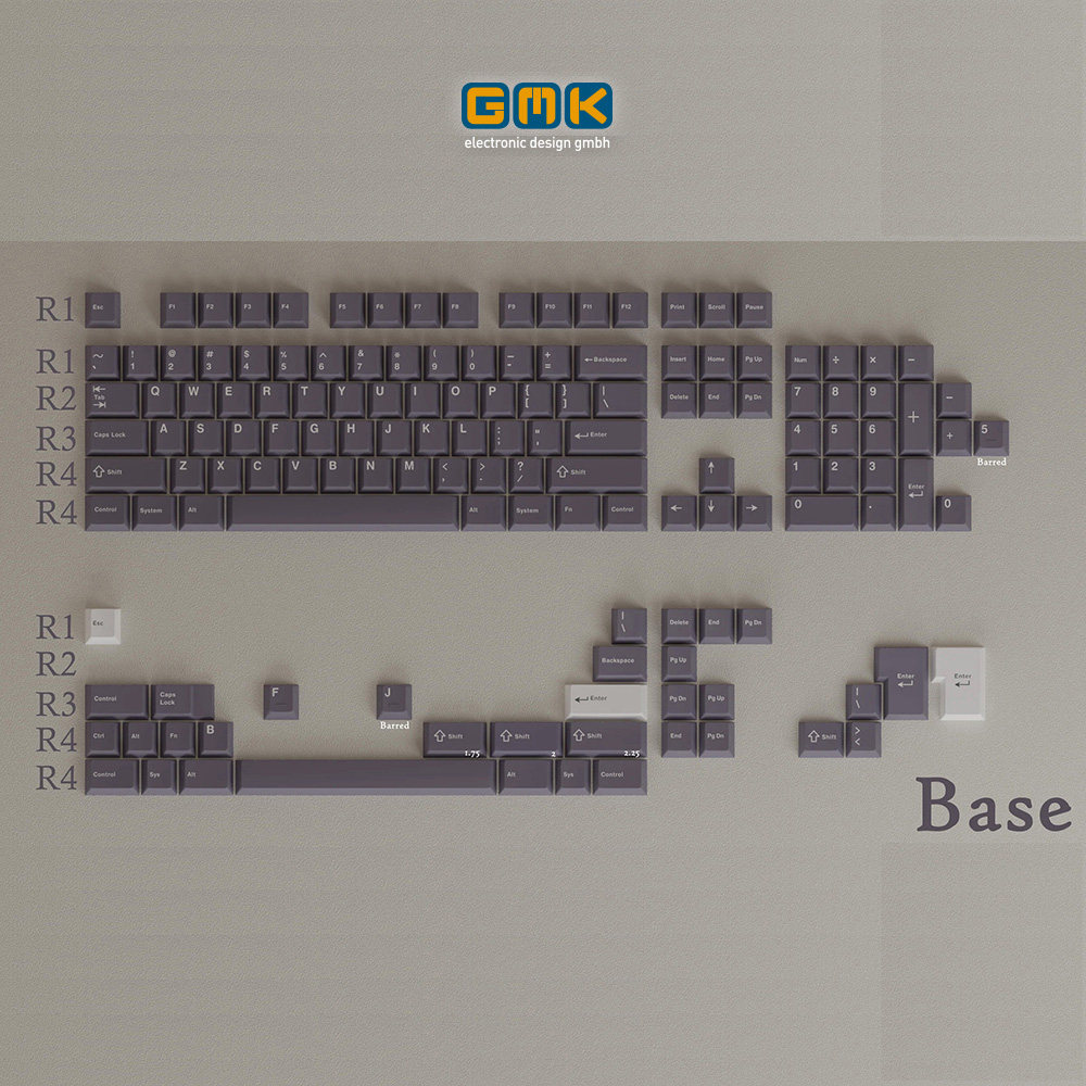 GMK 알파인 알파인 ABS 2색 성형 오리지널 고도로 맞춤형 기계식 키보드 키캡