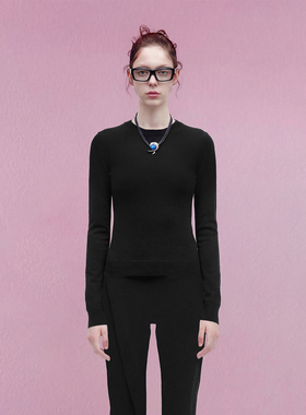 WEIQIN Pristine 美丽奴2/30NM羊绒精纺针织衫 无缝气质毛衣