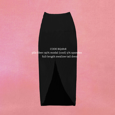 郁金香花苞左搭右开衫裙