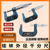 100mm精密螺旋测微器高精度0.01mm 桂林桂量外径千分尺0