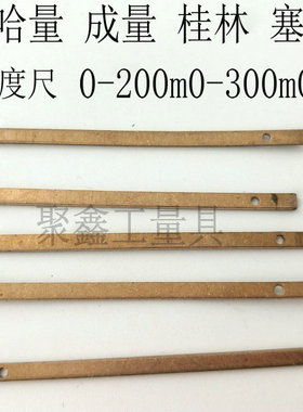 游标深度尺塞铁上海申量哈量成量桂林塞铁铜片0-200m0-300m0-500m