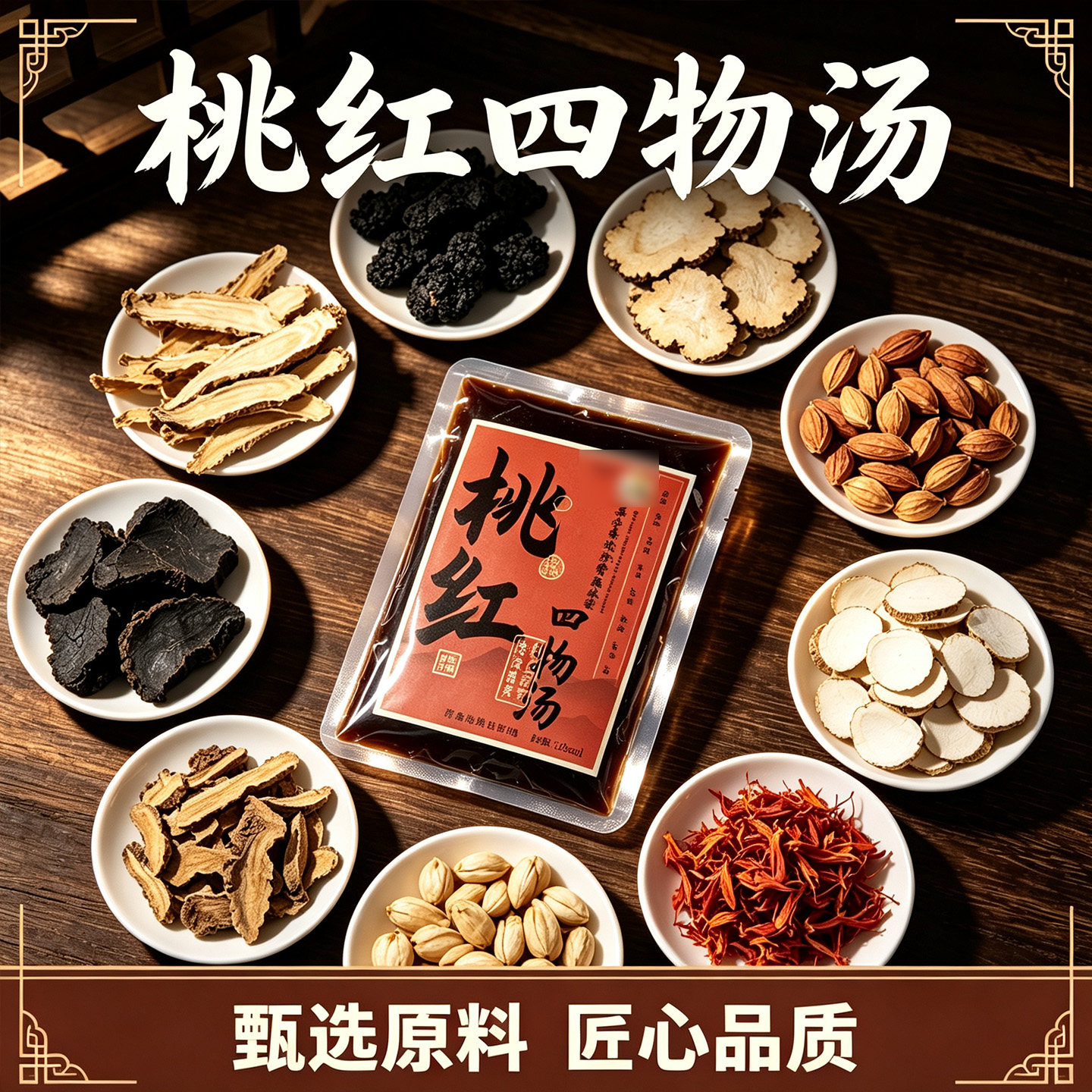 桃红四物汤解郁汤泡脚包罗大伦推荐熟地当归川芎白芍桃仁红花结块
