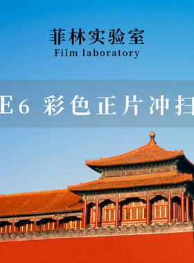 【菲林实验室】E-6工艺反转片胶卷冲洗底片扫描 135&120 胶片冲扫
