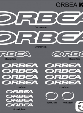 ORBEA-11 山地车贴纸保护贴装饰改装贴AM车贴轮圈sticker户外单车