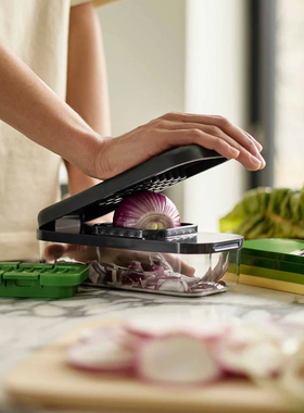 josephjoseph擦丝器多功能切菜器家用厨房切洋葱神器切片切丁器