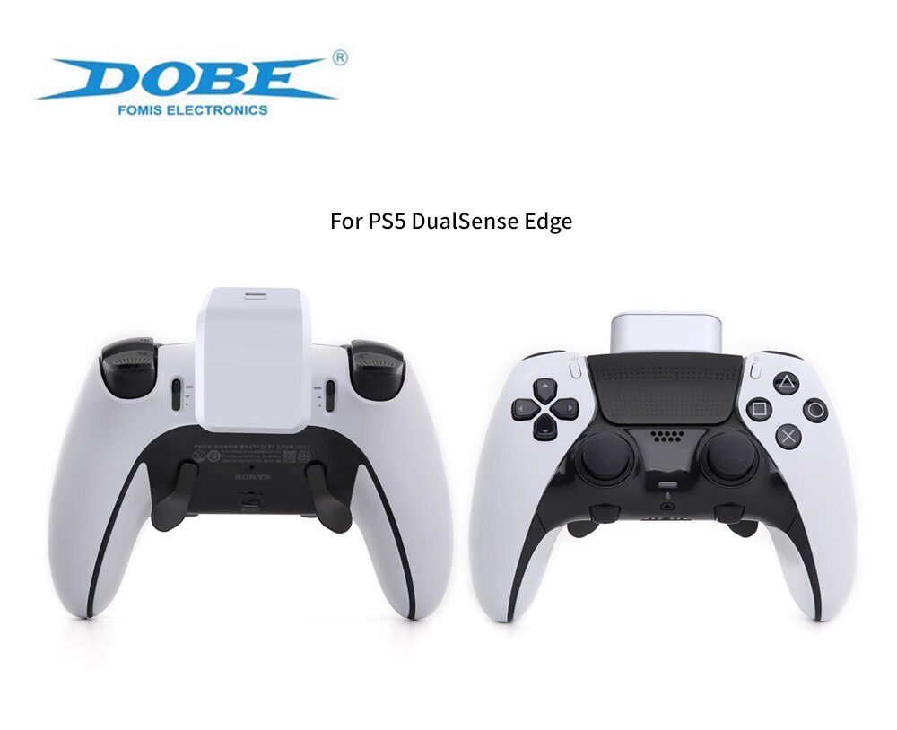 DOBE  PS5 무선 컨트롤러 배터리 팩 P5 컨트롤러 충전식 배터리 PS5 엘리트 컨트롤러 백 클립 배터리 팩