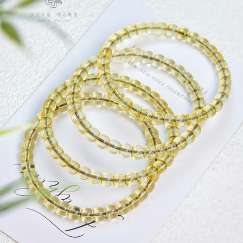 天然金珀老型手串尺寸6mm 手围16cm 精工老型送女友闺蜜文玩珠宝