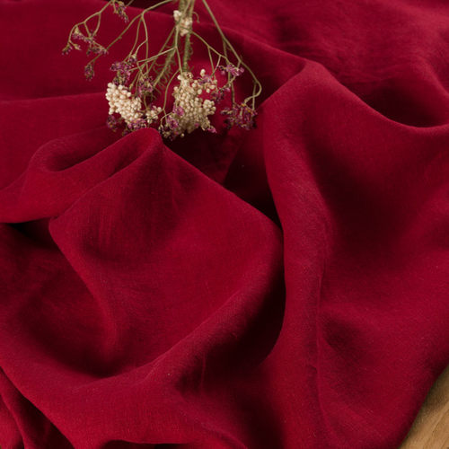 重磅石磨砂洗亚麻袍子外套布料