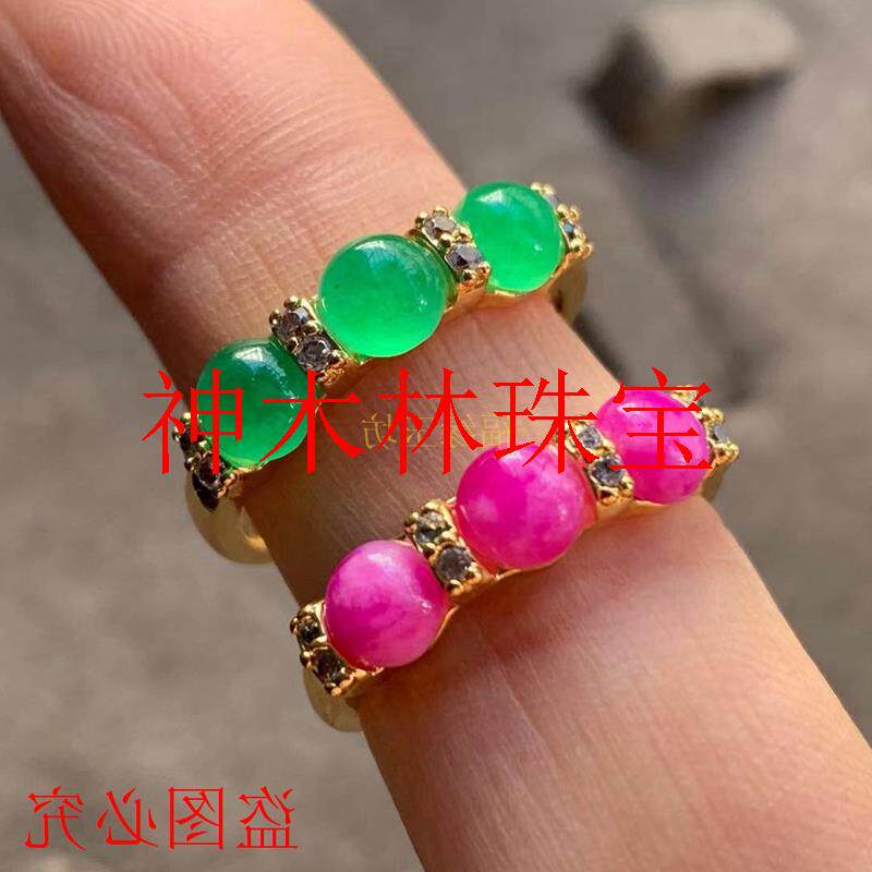 精选舒俱来戒指女款银戒指苏纪石