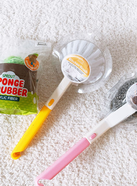 乐扣乐扣海绵刷洗锅刷清洁刷刷子不粘油洗碗刷长柄家用钢丝球