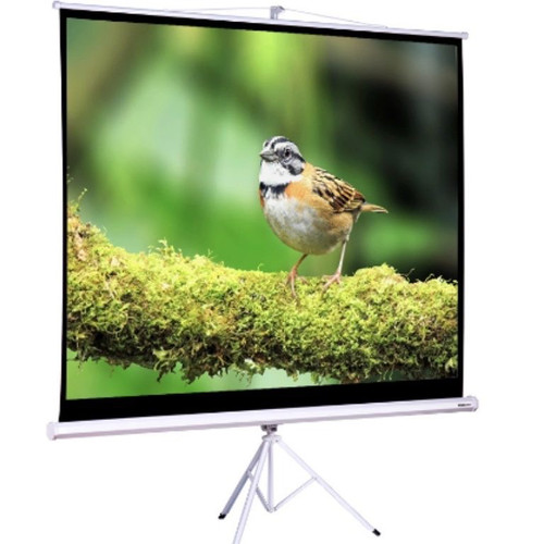 得力50491支架100英寸169抗光幕布投影家用投影仪屏幕投影机幕布