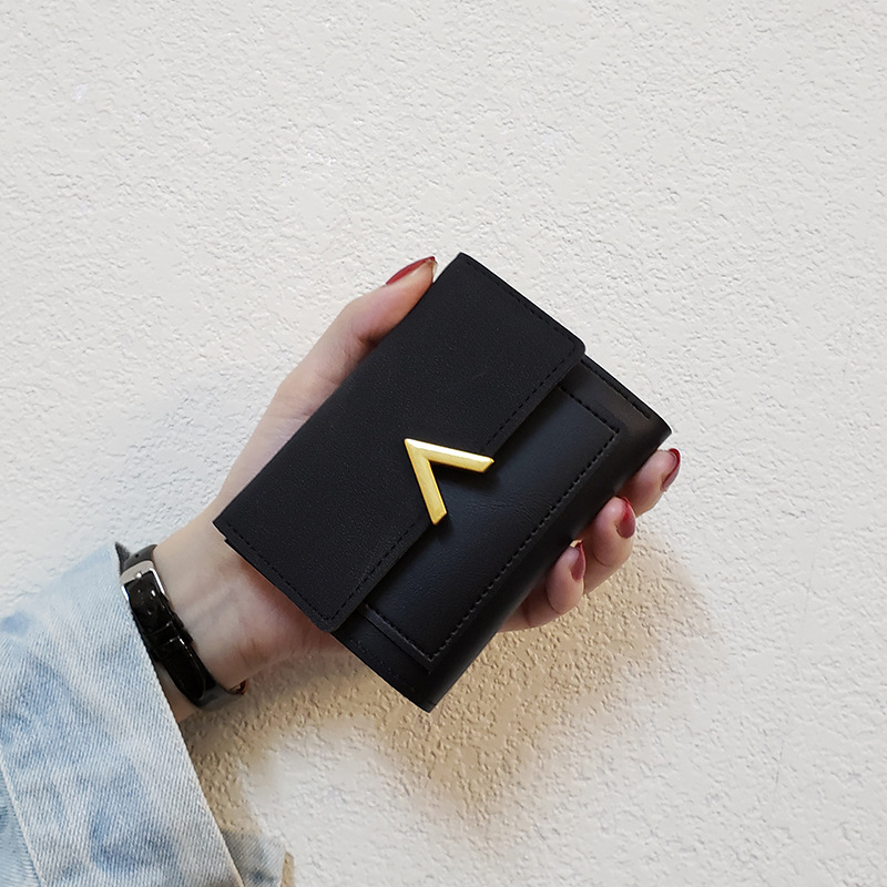 钱包女短款日韩小众可爱学生折叠