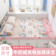 榻榻米夹棉加厚牛奶绒床笠定制儿童卡通珊瑚绒床罩135x190冬天1.2