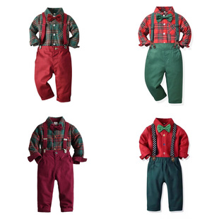 圣诞节儿童服装 扮表演舞蹈衣服男女童 演出服婴儿幼儿园合唱服饰装