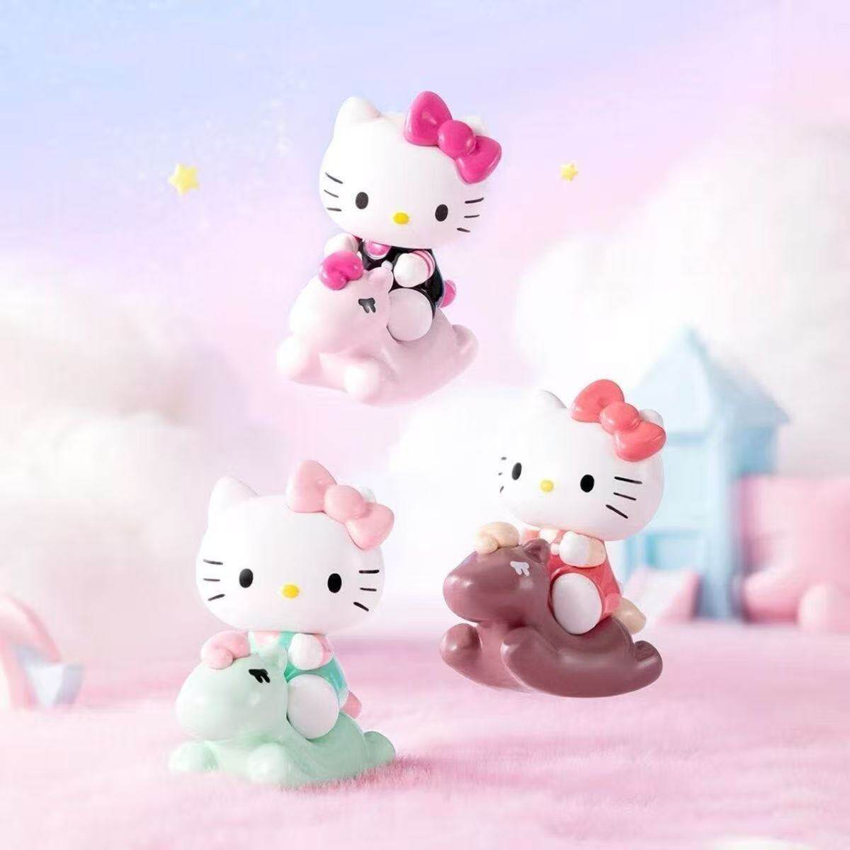 【正版】萌趣HelloKitty童心小马系列萌趣豆可爱小萌粒摆件盲盒图片
