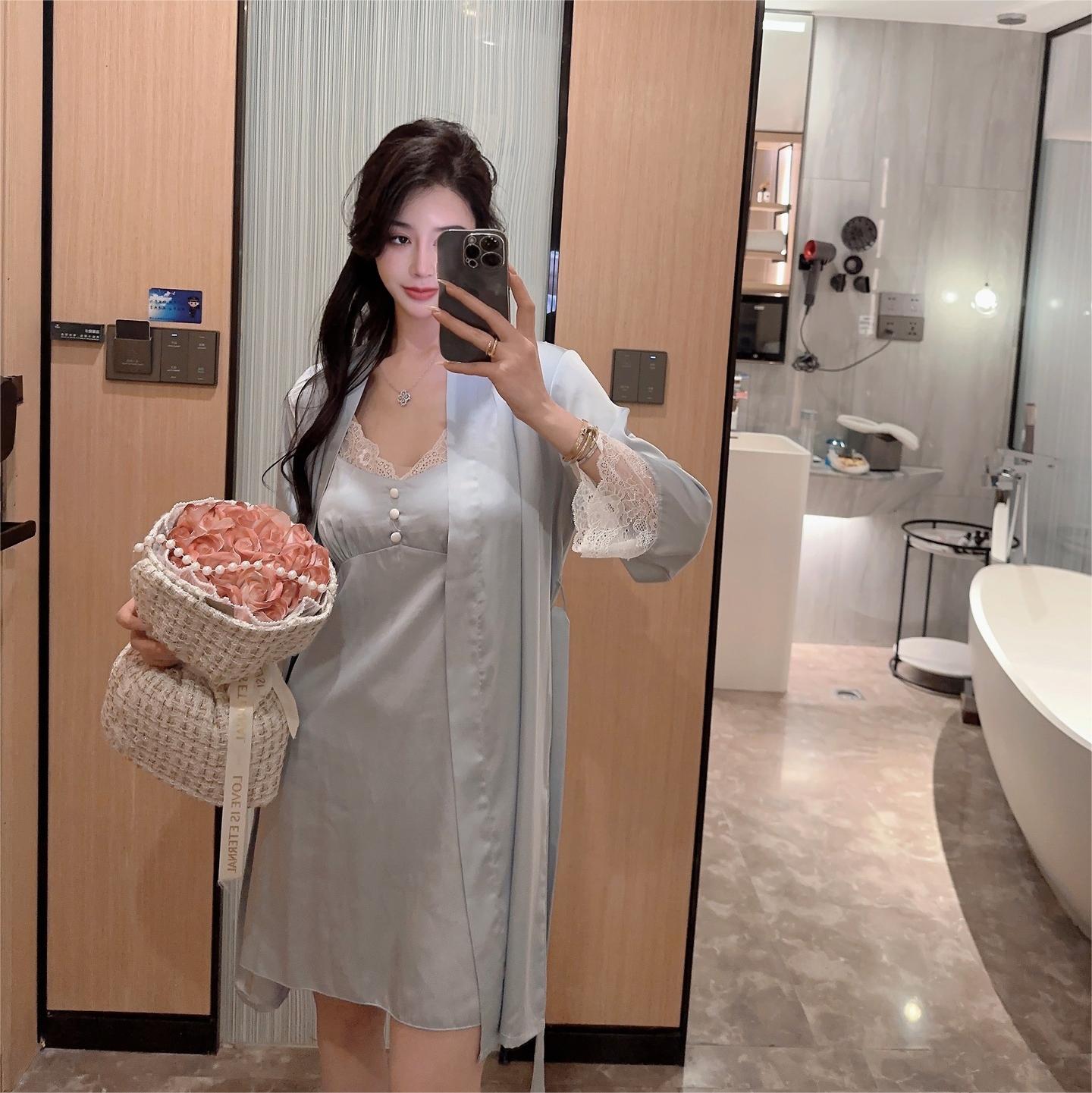 【美神降临】法式高级感蕾丝睡衣