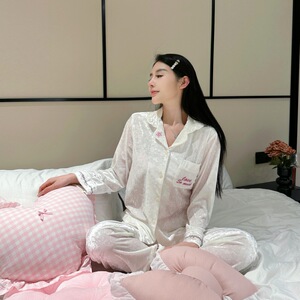 【温柔韩朵】2025秋冬季新款金钻绒睡衣女高级感轻奢气质家居服