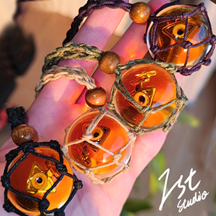 现货Splatoon3鱼蛋网兜挂饰吊坠项链可调节斯普拉遁周边喷射战士