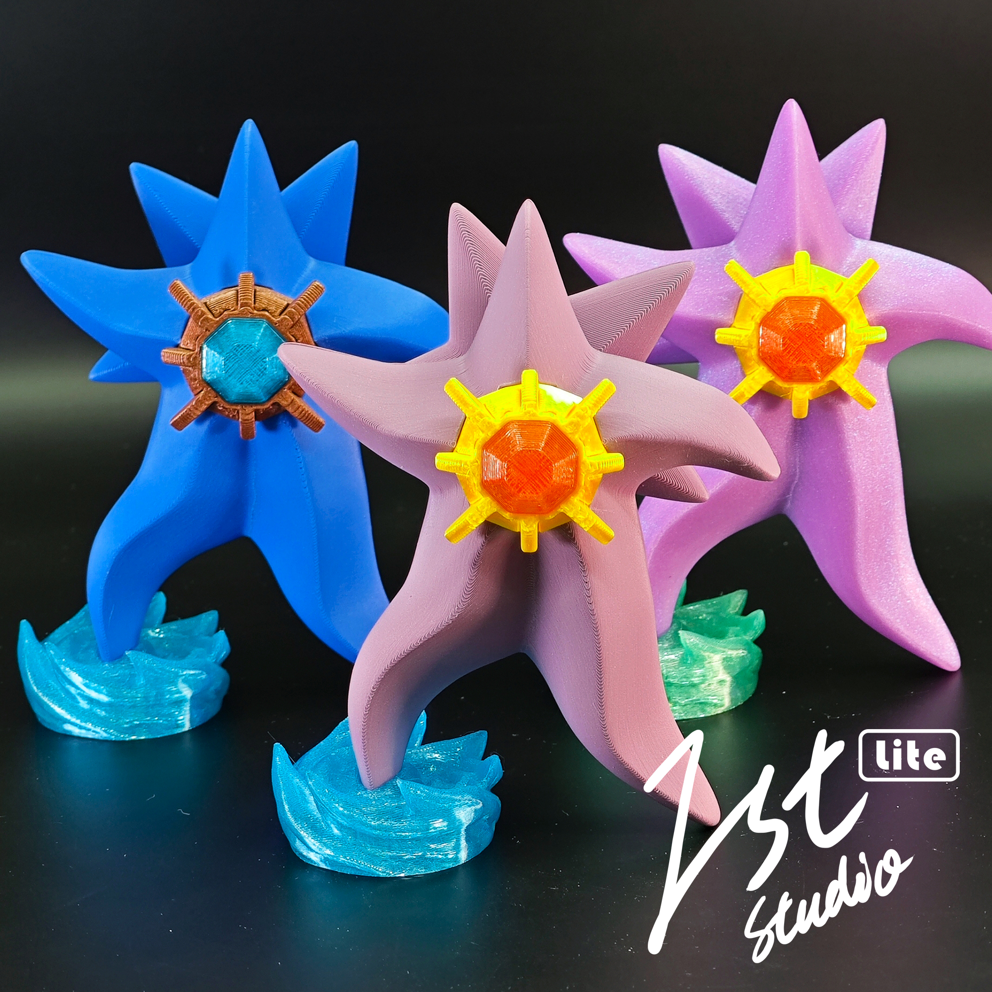 宝可梦za宝石海星mega手办摆件