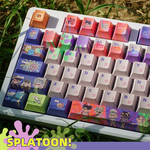 Splatoon超级大全套键帽喷喷收藏版 键帽热升华喷射战士 客制化个性