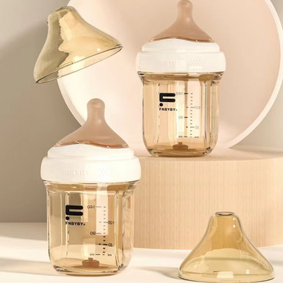 菲尼贝贝奶瓶奶嘴吸嘴吸管重力球盖子手柄鸭嘴配件0到6个月一岁