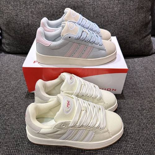 2025新款清空篮简约米白面包少女鞋子学生男女百搭情侣休闲运动鞋