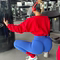 REYNA SWEATSHIRT WOMENS CROPPED LOOSE HOODLESS HIGH WAIST CINCHED WAIST ATHLEISURE RUNNING DANCE JACKET LONG SLEEVES
