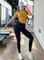 REYNA ATHLETIC SHORT SLEEVE WOMENS SOLID COLOR KNITTED STRETCH SKINNY SLIMMING YOGA GYM WEAR RUNNING T-SHIRT CHEST PADS