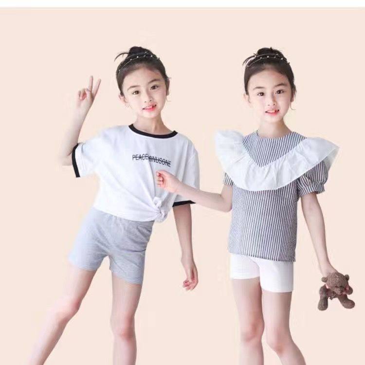 儿童舞蹈短裤莫代尔女童练功服平角裤三分裤芭蕾舞拉丁跳舞打底裤