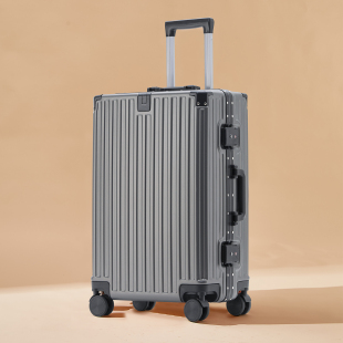 ELLE特价清仓时尚结实铝框箱女拉杆箱万向轮学生旅行箱 密码箱