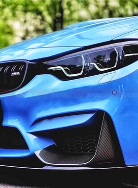 适用宝马F80 F82 M3 M4改装performance款 碳纤维 前下巴前包角