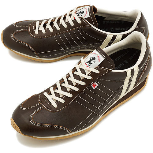 jr西日本代购patrick 帕特里克棕色休闲旅游鞋平底鞋日本直邮