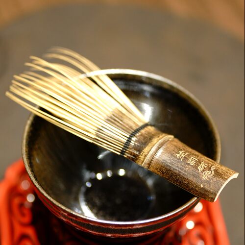 宋代点茶抹茶刷紫竹茶筅