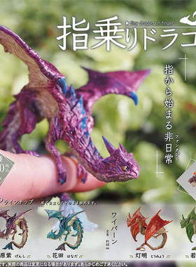 骑指龙 指尖骑龙 指乘飞龙手办盒蛋 SOTA扭蛋潮玩 酷玩摆件  现货